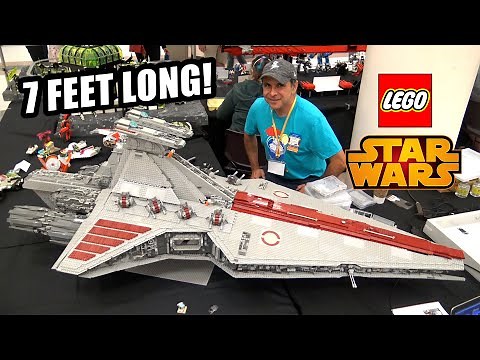 Huge LEGO Republic Attack Cruiser from Star Wars: The Clone Wars