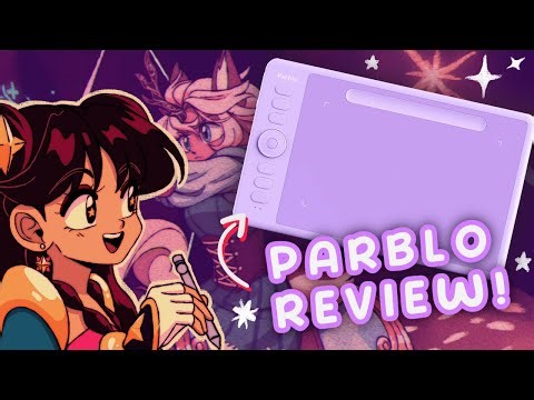 My Parblo Intangbo SW Drawing Tablet Review! | SPEED PAINT