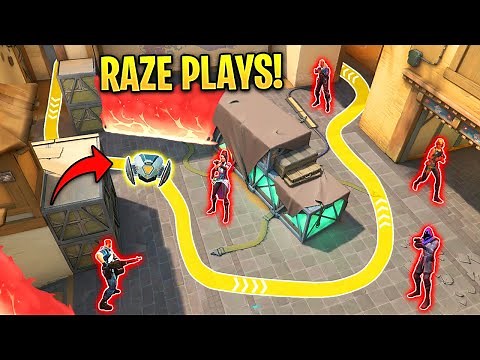 Valorant: What 2000 Hours of Creative RAZE Plays Looks like...