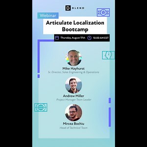  Missed our #eLearning #Localization Webinar? Don't miss this informative session with our in-house experts! Click here to watch the recording: https://www.getblend.com/news/articulate-elearning-localization-bootcamp/?utm_campaign=eLearning%20webinar%3A%20Articulate%20Localization%20Bootcamp&utm_source=facebook&utm_medium=social #WorkplaceLearning #HR #Learning #Development #GlobalTeam #Training | BLEND Localization | Facebook