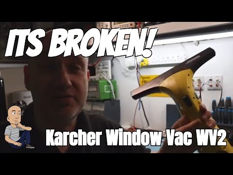 HOW TO FIX - KARCHER WV2 Window Vac not working with flashing green light