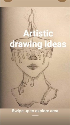 artistic drawing ideas ❤️