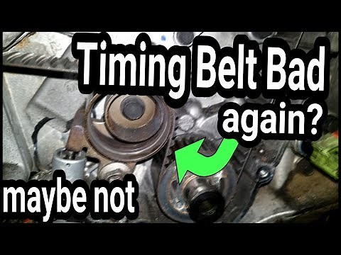How to tell if your TIMING BELT jumped time. CHECK THIS