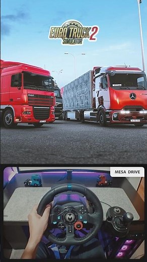 Mercedes Actros MP6 / Euro Truck Simulator 2 / Logitech G29 Gameplay / Snowymoon graphics mod