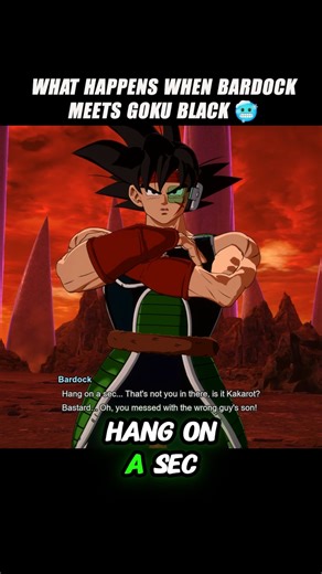 What Happens When Bardock Meets Goku Black 🤯 #crashout #bardock #sparkingzero #dragonballz #dbz
