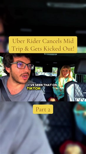 Uber Rider Cancels Mid Trip & Gets Kicked Out! Part 2 #uber #uberdriver #drama #pov #viral