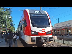 Caltrain Electric Train #417 Ride from Redwood City to Millbrae