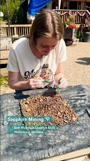Sapphire mining in Montana 💎