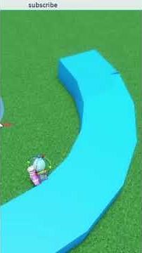 How To Make a CURVED FENCE In Theme Park Tycoon 2! #shorts