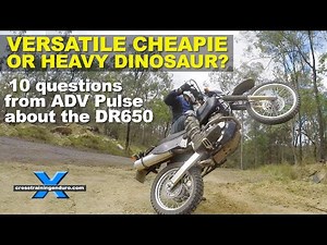 Suzuki DR650 review: versatile cheapie or heavy dinosaur?︱Cross Training Adventure