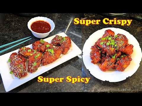 Korean Fried Chicken | Gochujang Crispy Wings Starter Recipe