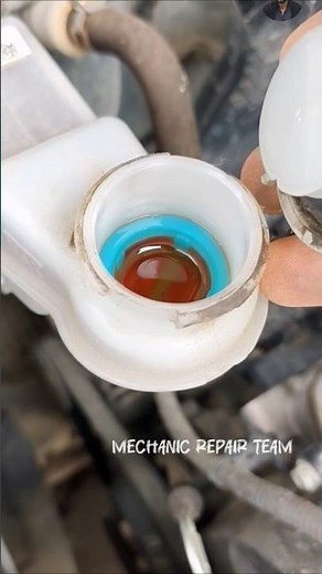 How To Check Your Brake Fluid (Tips & Tricks) ☺️😳 #shorts