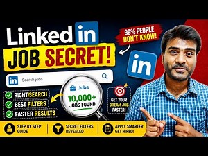 How to Search Jobs at LinkedIn | Job Secrets! Work From Home Jobs | Freshers, Latest job vacancies