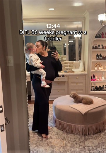 36 weeks pregnant and with a 13 month old means an extra cup of coffee #ditl