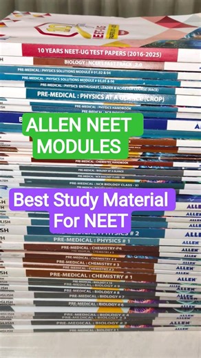 ALLEN NEET Study Material 2026 🔥 Complete Modules Set Review