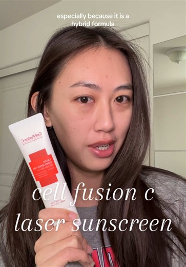 Testando o protetor solar a laser Cell Fusion C