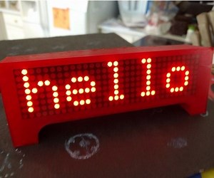 LED Marquee Scroller Wemos D1 Mini ESP8266