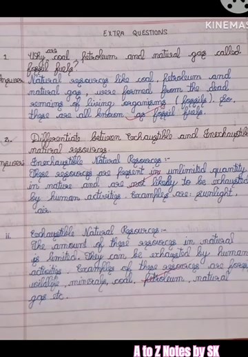 Class 8 Science | Chapter-3 Coal and Petroleum | NCERT Exercise + Extra Questions | #atoznotesbysk