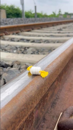 New candy 🍬 vs Train 🚂 what 😱happened next ..?