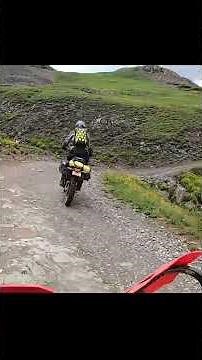 Riding over Black Bear Pass in Colorado - Part 1 #tat #dirtbikeadventures #dualsport #colorado