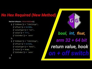 How to edit Bool, Int, Float, Arm, 32bit, 64bit opcodes in game guardian ? || Method Patching
