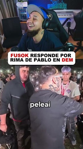 FUSOK RESPONDS TO PABLO CHILL-E'S RHYME ☠️🇨🇱