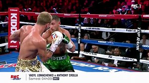 4.5K views · 97 reactions |  Grande soirée boxe sur RMC Sport avec l'un des combats les plus attendus pour la réunification des ceintures WBA / WBO des légers : Vasiliy Lomachenko face à Anthony Crolla  ⏰ RDV dès 04h du matin sur RMC Sport 1 & 4 ! | RMC Sport Combat | Facebook