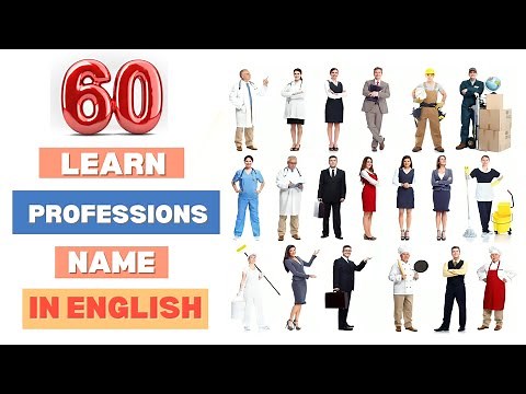 60 Jobs and occupations vocabulary in English | List of professions | English vocabulary
