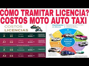 LICENCIAS A, A1, B Y PERMANENTE CÓMO TRAMITAR? PASOS REQUISITOS COSTOS MOTO PARTICULAR Y TAXI.