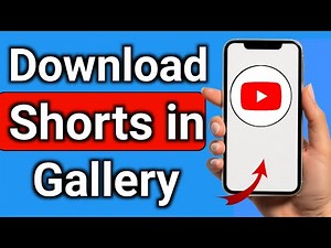 How To Download YouTube Shorts Video In Gallery 2025