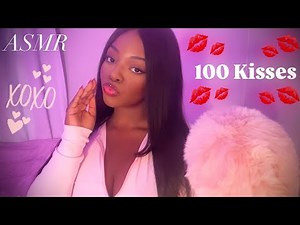 ASMR | 100 Kisses 🤍 Soft Counting & Kisses 💋