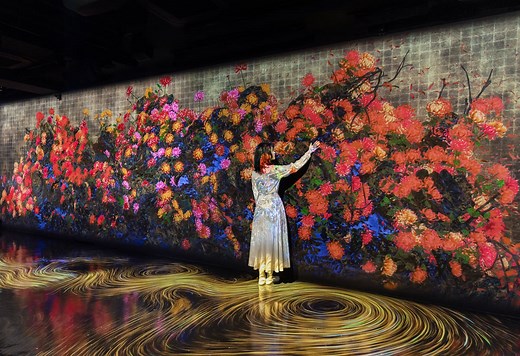 Galaxy ＆ チームラボ：永遠の今の中で連続する生と死 | teamLab / チームラボ