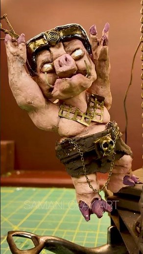 sculpted piglin & ghast from minecraft game to real | come to my life