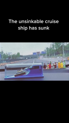 The unsinkable cruise ship has sunk#fyp #buy