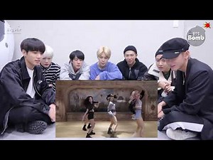 BTS REACTION BLACKPINK - 'Lovesick Girls' DANCE PRACTICE VIDEO