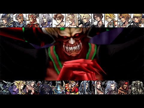 EVERYONE fights Chaos - Dissidia Final Fantasy (2008 JP) ディシディア ファイナルファンタジー カオス