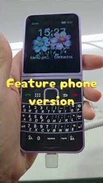 Let's see the Frog Phones in action. Foldable phone with keyboard