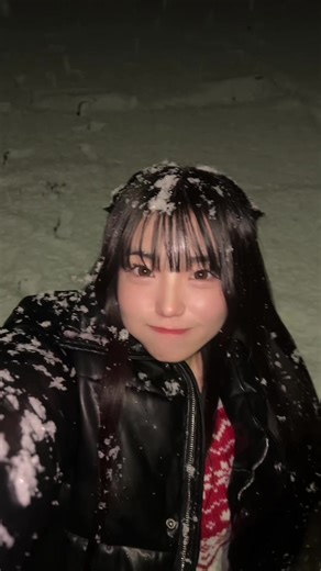 今年の初雪でテンションアップ！