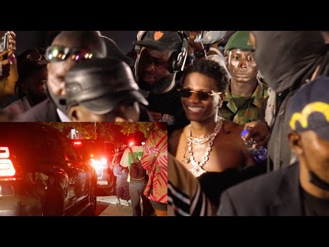 How Wizkid Arrived & Depart TBS For GOAT Concert, As He Gives Lagos The Best Performers of The Year