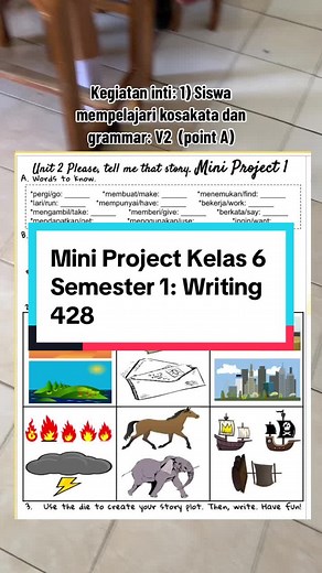 Mini Project Kelas 6 Semester 1: Menulis Cerita Pendek