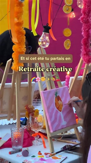 La cocoonade 💛 Retraites créatives 🌈 on Instagram: "Pas besoin de partir à l’autre bout du monde pour déconnecter cet été 🌞✨ Partir en retraite créative c’est s’offrir quelques jours rien que pour soi, pour faire des activités créatives variées, profiter pleinement du moment présent et se faire chouchouter 🌸✨🌷🎨 Le tout entre femmes, dans une grande maison à la campagne 🥰 Une parenthèse de douceur, un retour en enfance le temps de quelque jours pour recharger ses batteries 🧘‍♀️🪫 📍 Cormo