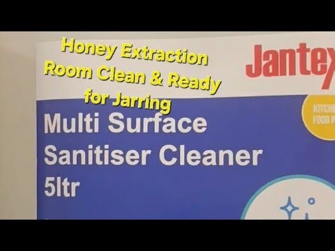 Honey Extraction Room Clean & Ready for Jarring | Beekeeping Tips 🐝🍯