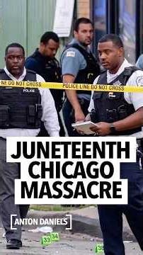 Black culture doesn't care about the Juneteenth drive-by massacre in Chicago, over 12 people shot