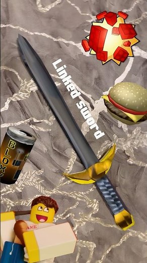 Roblox linked sword with paper | Paper sword | Roblox | SFOTH | Forsaken | Linked | #gamtng#roblox