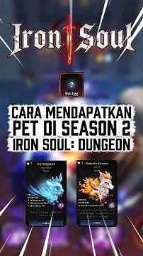 NEWEST WAY TO GET PETS IN IRON SOUL SEASON 2!