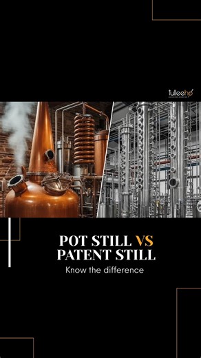 Tulleeho Beverage Academy on Instagram: "Ever wondered what makes your whiskey taste different from vodka? It’s all about the STILL 🥃✨ Pot Still vs Patent Still, here’s the breakdown: 🔥 POT STILL (The Traditional Way) Small batches, full flavor, more character. Think single malt whiskey, cognac, and rum with personality. Keeps more of those rich, complex flavors from the base ingredients. ⚙️ PATENT STILL (The Efficiency King) Continuous distillation, higher purity, lighter taste. Perfect for v