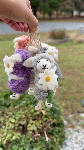 Handmade Wool Felt Christmas Ornaments