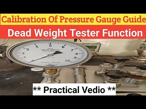 Pressure Gauge Calibration step by step Guid