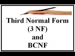 Third Normal Form(3 NF) and BCNF