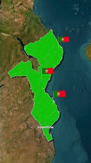 Why Does Mozambique Stretch Along the Ocean?